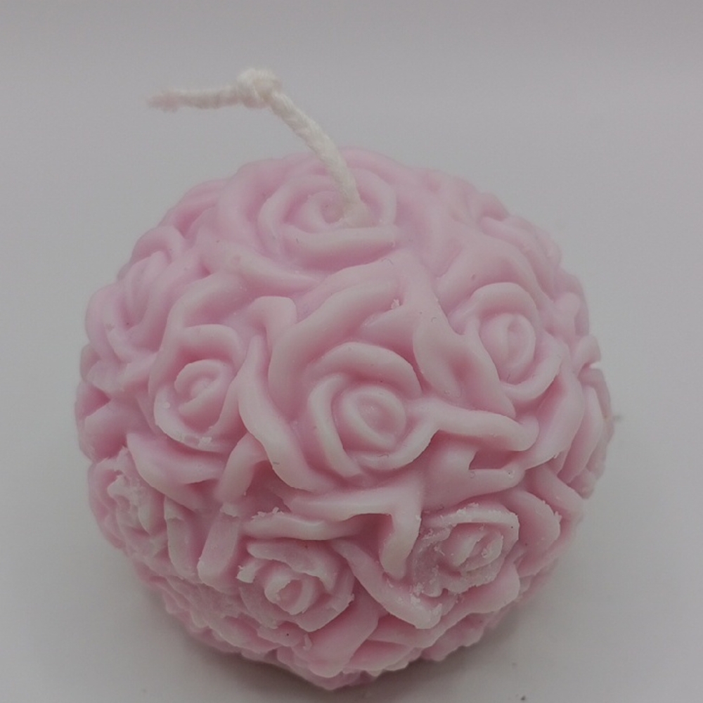 Pink Rose Scented Candle